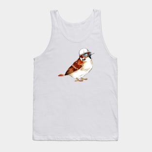 Worker Male House Sparrow Tank Top